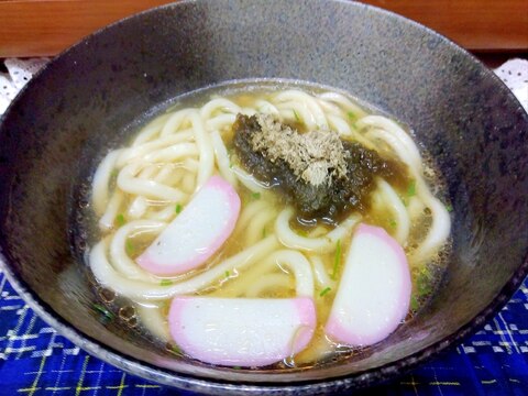 鍋の残り汁でうどん